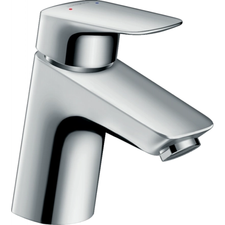 Смеситель для умывальника Hansgrohe Logis 70 LowFlow с донным клапаном, хром (71078000)