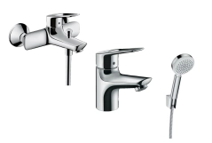 Комплект смесителей Hansgrohe Novus Loop 70 CoolStart (71084+7134+26768400), хром (71084111)