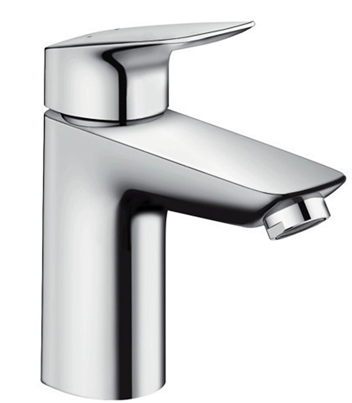 Змішувач для умивальника Hansgrohe Logis 100 LowFlow із зливним гарнітуром, хром (71104000)