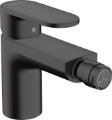 Смеситель для биде Hansgrohe Vernis Blend с донным клапаном pop-up, черный матовый (71210670)