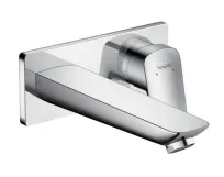 Смеситель для раковины Hansgrohe Logis, однорычажный, настенный, прих. монтаж, хром