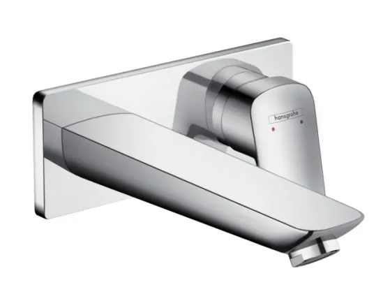Змішувач для раковини Hansgrohe Logis, одноважiльний, настiнний, прихов. монтаж, хром
