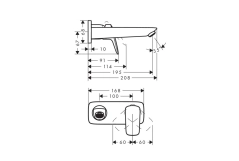 Смеситель для умывальника Hansgrohe Logis, черный матовый (71220670) Фото - 2