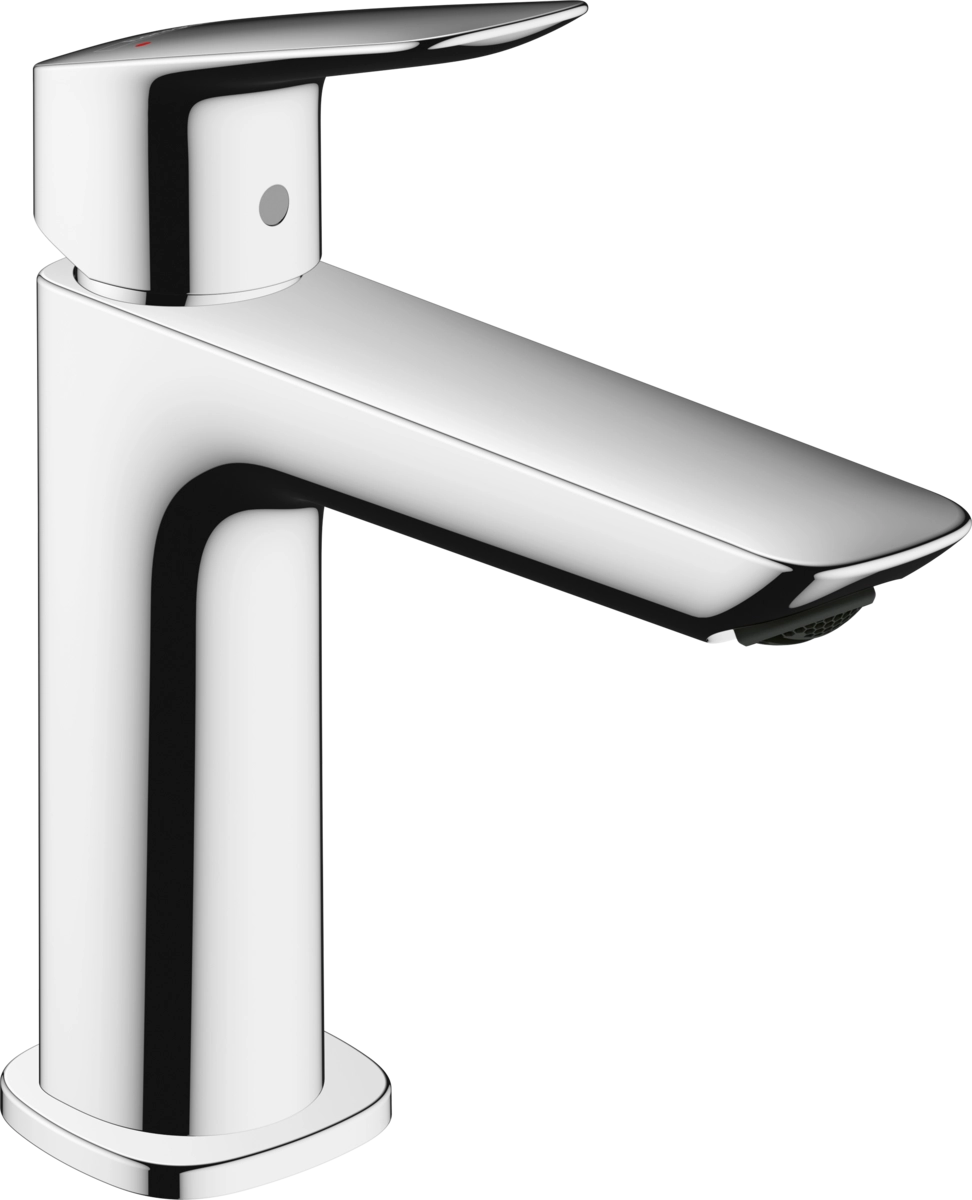 Смеситель для раковины Hansgrohe LOGIS 110, однорычажный, со сливным набором pop-up, хром