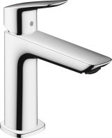 Смеситель для раковины Hansgrohe LOGIS 110, однорычажный, со сливным набором pop-up, хром