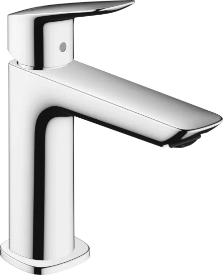 Змішувач для раковини Hansgrohe LOGIS 110, одновіжільний, із зливним набором  pop-up, хром
