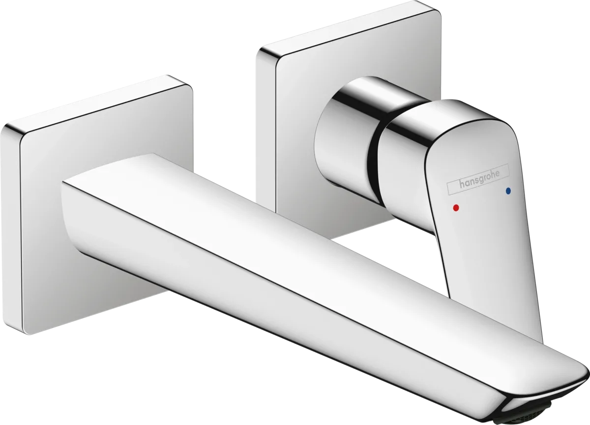 Смеситель для умывальника Hansgrohe Logis скрытого монтажа со стены 205 мм, хром (71256000)
