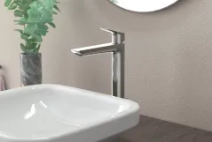 Смеситель для раковины Hansgrohe Logis 240, однорычажный, со сливным набором pop-up, хром Фото - 1