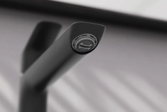 Смеситель для умывальника Hansgrohe Logis 240, однорычажный, черный матовый Фото - 1