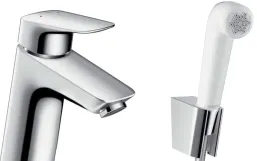 Смеситель для раковины Hansgrohe Logis, однорычажный с гигиеническим душем