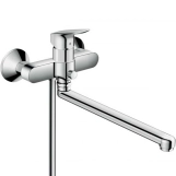 Змішувач для  ванни з довгим виливом Hansgrohe Logis, хром