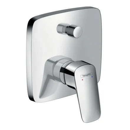 Смеситель для ванны Hansgrohe Logis однорычажный, скрытый монтаж