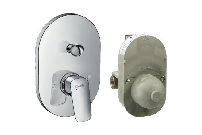 Смеситель для ванны Hansgrohe Logis, хром (71409000)