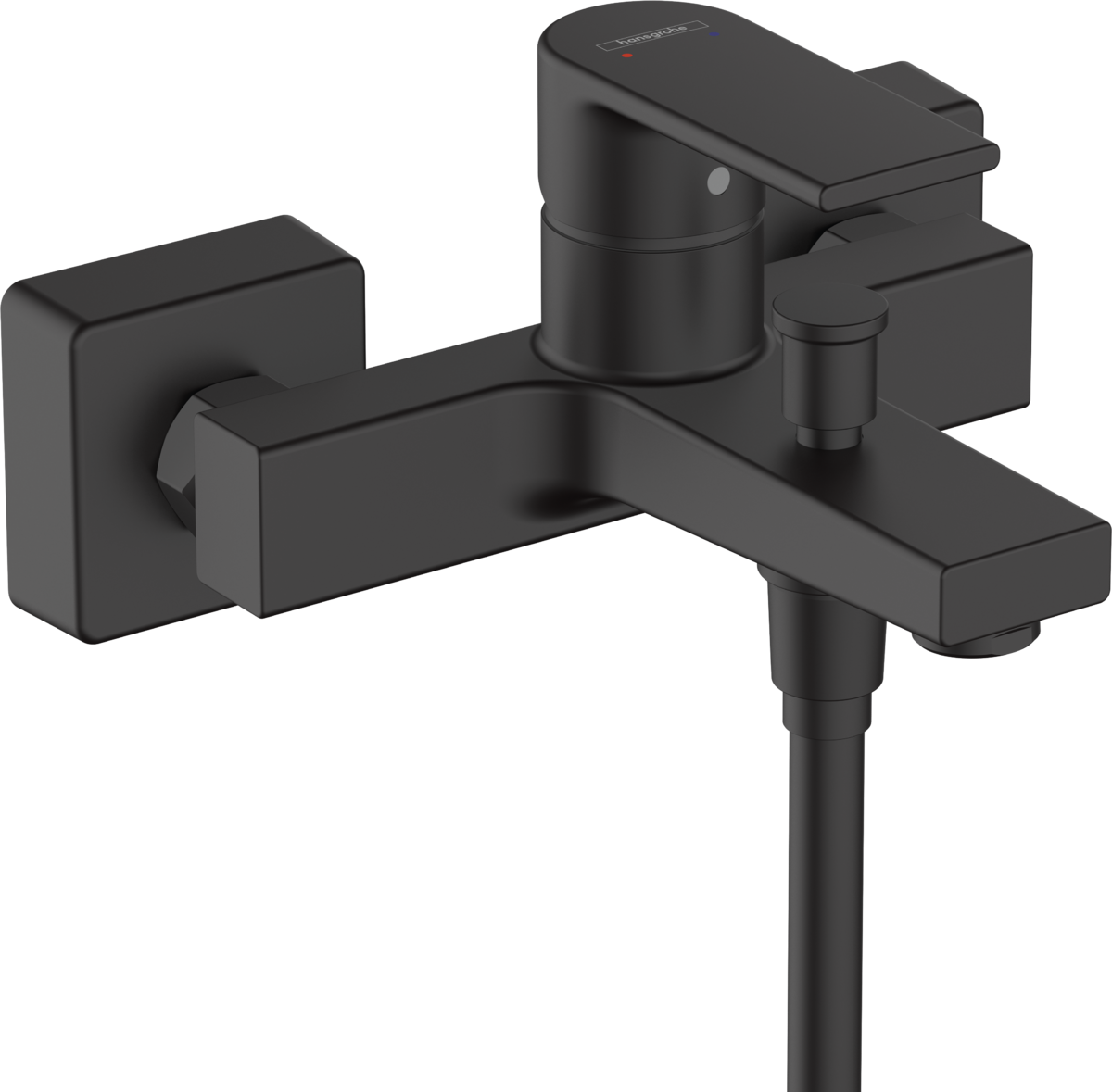 Смеситель для ванны Hansgrohe VERNIS SHAPE, черный матовый