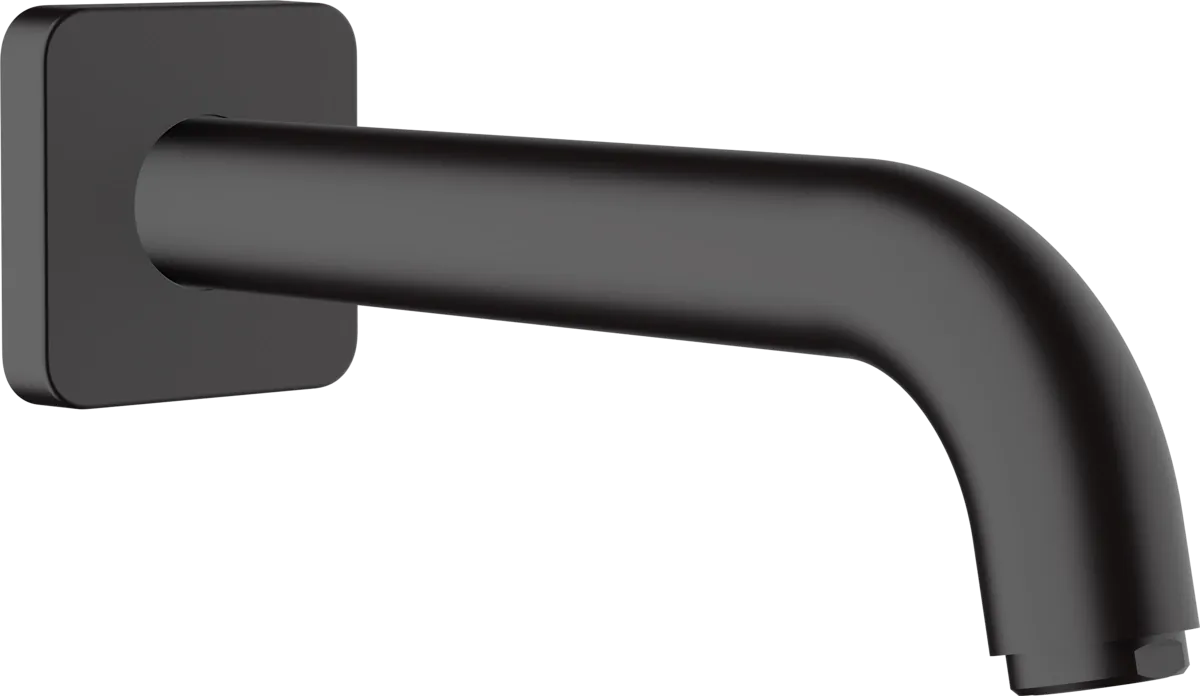 Излив для ванны Hansgrohe Vernis Blend с выступом 204 мм, матовый черный (71460670)
