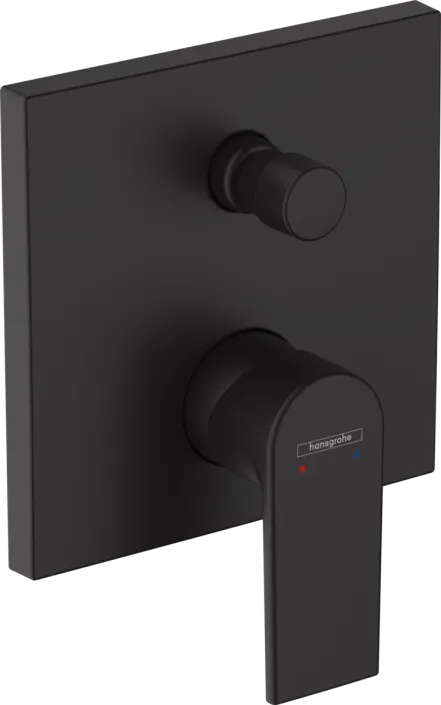 Смеситель для ванны Hansgrohe VERNIS SHAPE, черный матовый