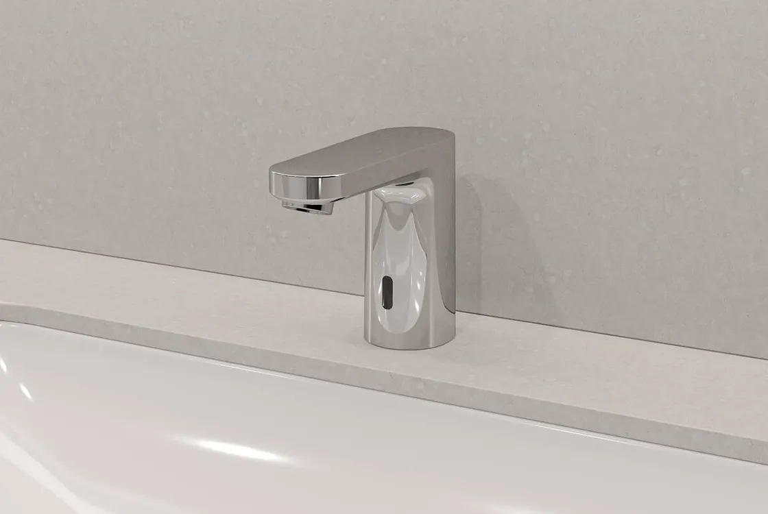Електронний змішувач для умивальника Hansgrohe VERNIS BLEND для холодної води або  попередньо налаштованої роботи від батареї, хром Фото - 1