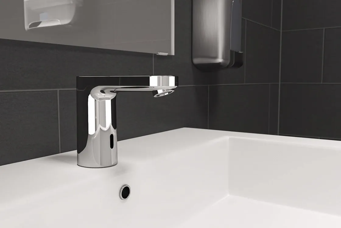 Електронний змішувач для умивальника Hansgrohe VERNIS BLEND для холодної води або  попередньо налаштованої роботи від батареї, хром Фото - 3