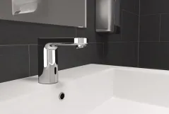 Електронний змішувач для умивальника Hansgrohe VERNIS BLEND для холодної води або  попередньо налаштованої роботи від батареї, хром Фото - 3