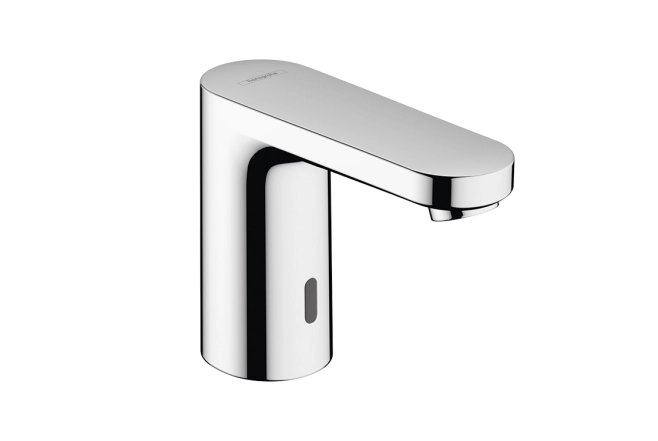Електронний змішувач для умивальника Hansgrohe VERNIS BLEND для холодної води або  попередньо налаштованої роботи від батареї, хром