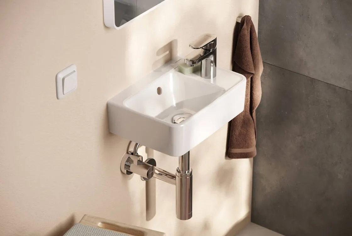 Змішувач для умивальника Hansgrohe Vernis Blend 70 без донного клапана, хром (71558000) Фото - 1