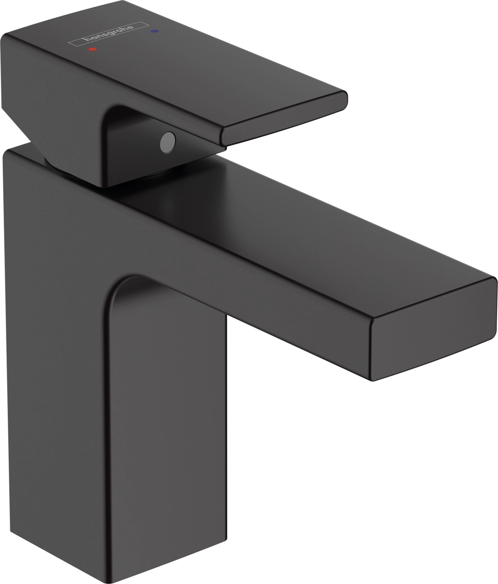 Змішувач для умивальника Hansgrohe VERNIS SHAPE 100, чорний матовий