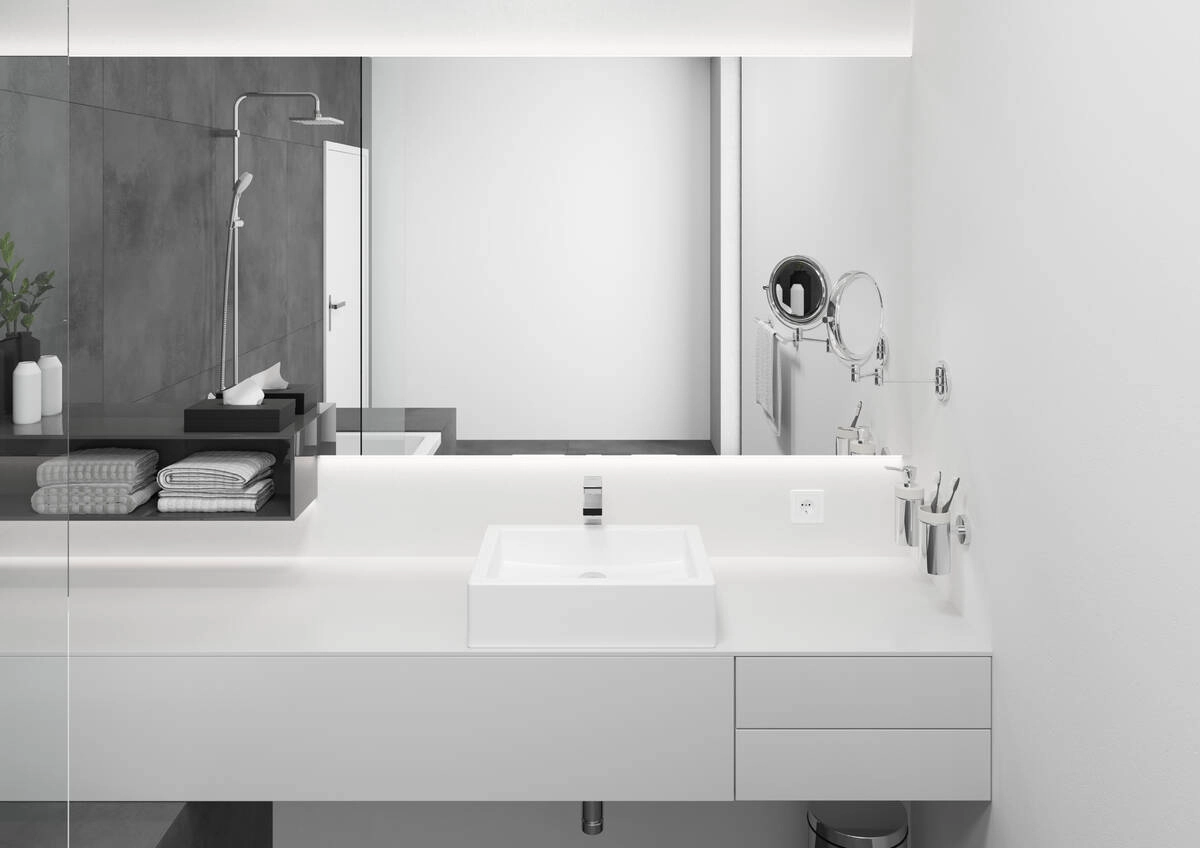 Змішувач для умивальника Hansgrohe  VERNIS SHAPE 190 Фото - 1