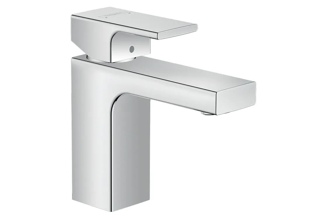 Змішувач для умивальника Hansgrohe Vernis Shape 100 без донного клапана, хром (71569000)