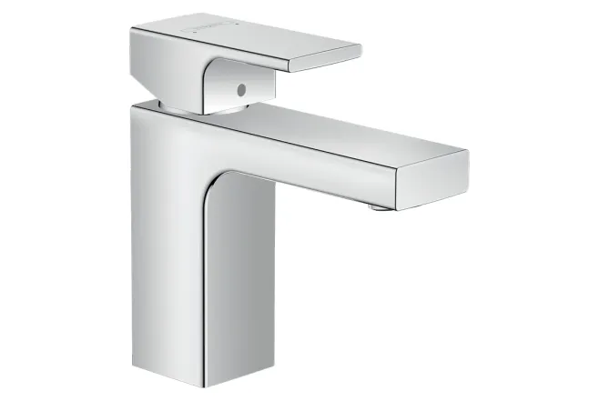 Смеситель для умывальника Hansgrohe Vernis Shape 100 без донного клапана, хром (71569000)