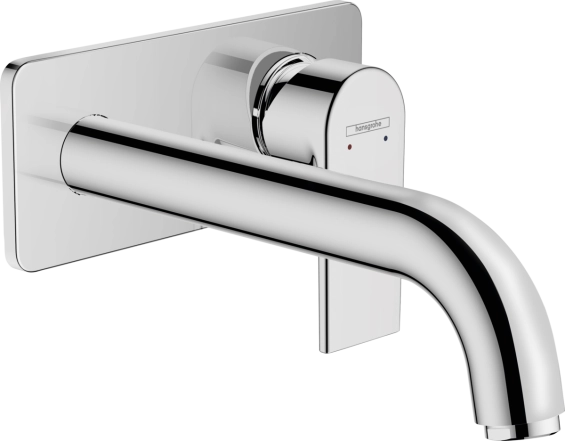 Змішувач для умивальника настінний Hansgrohe Vernis Shape 205 мм, хром (71578000)