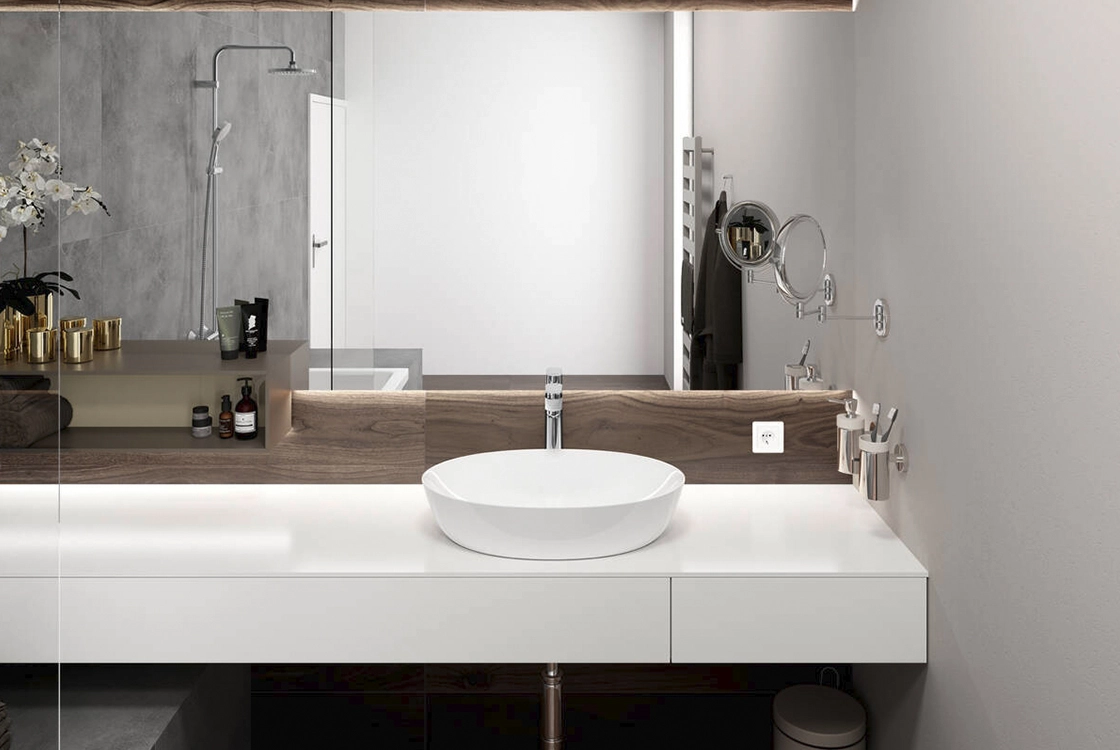 Смеситель для умывальника Hansgrohe Vernis Blend без сливного гарнитура, хром (71582000) Фото - 1