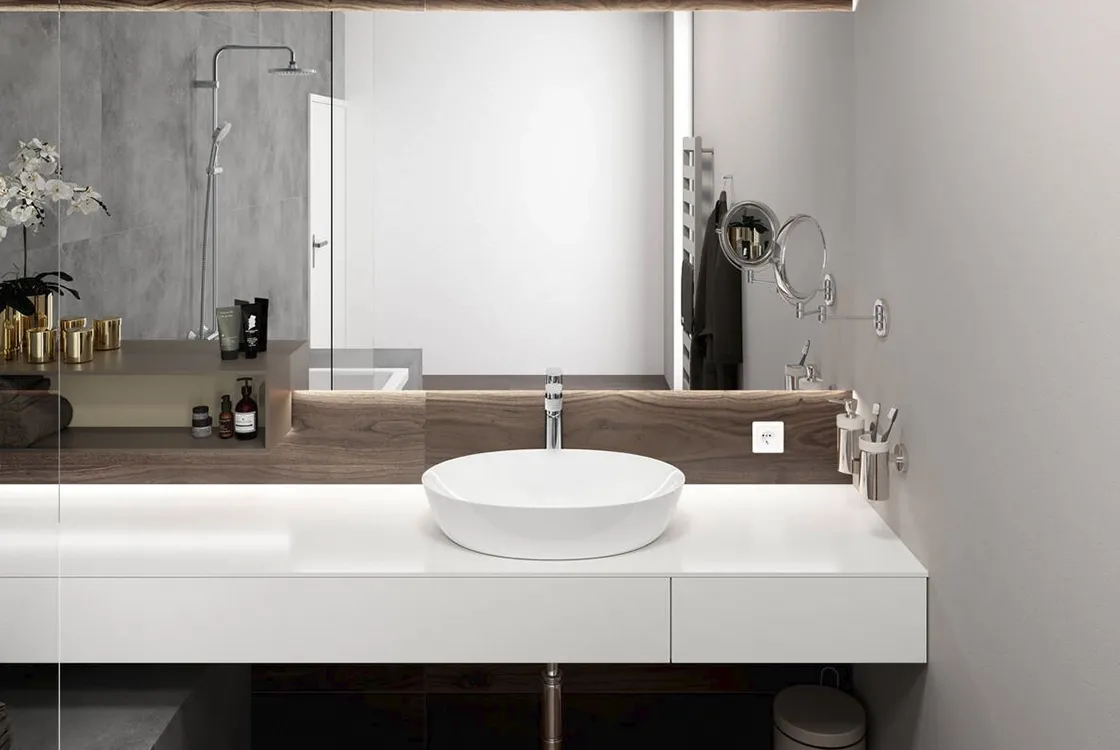 Змішувач для умивальника Hansgrohe Vernis Blend без зливного гарнітуру, хром (71582000) Фото - 1