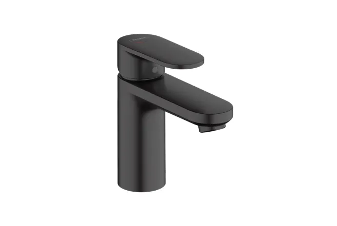 Змішувач для умивальника Hansgrohe Vernis Blend 100 CoolStart з д/к pop-up, матовий чорний (71585670)