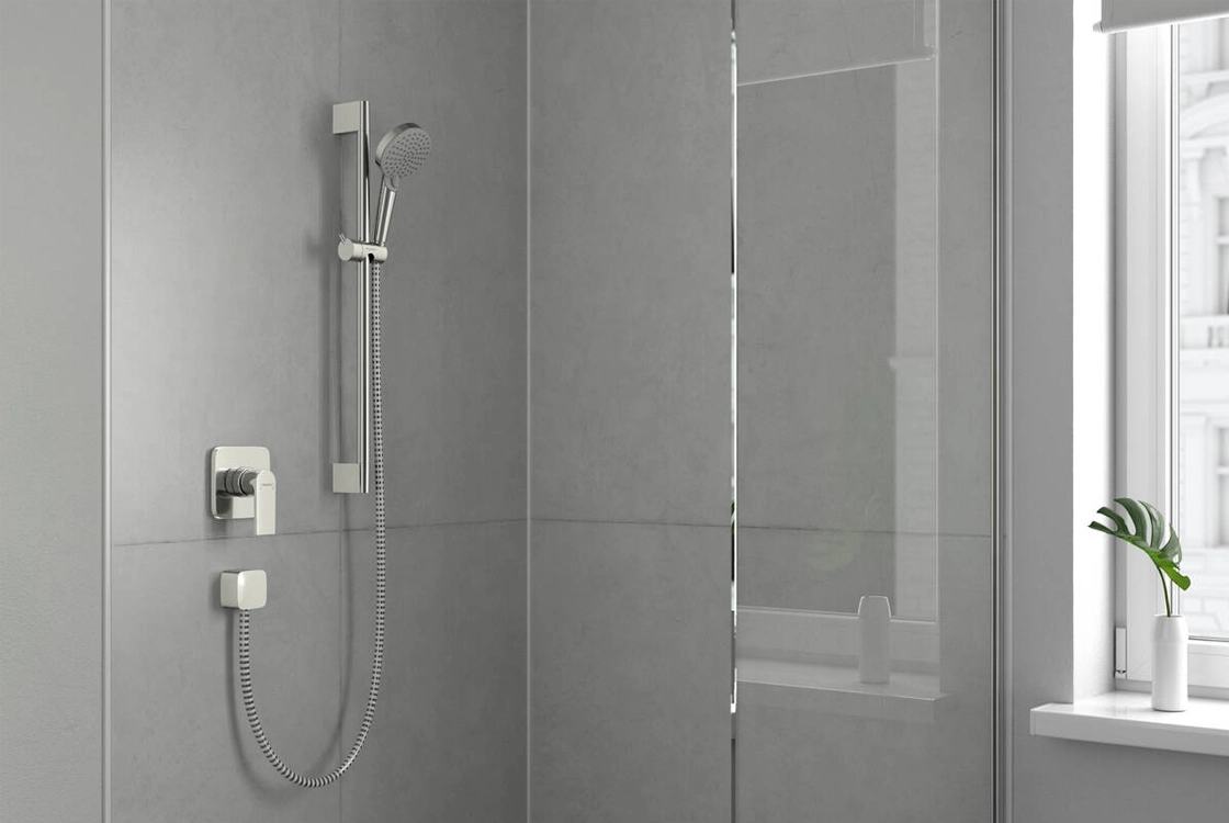 Змішувач для душа Hansgrohe Vernis Shape прихованого монтажу 117/117, хром (71658000) Фото - 1