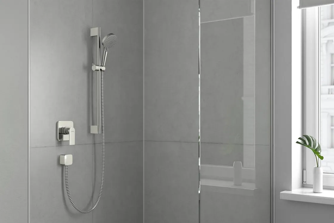 Смеситель для душа Hansgrohe Vernis Shape скрытого монтажа 117/117, хром (71658000) Фото - 1