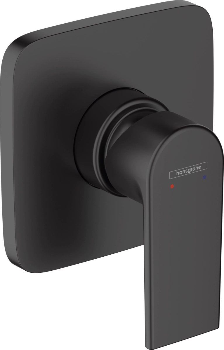 Змішувач для душа Hansgrohe Vernis Shape прихованого монтажу 117/117, чорний матовий (71658670)