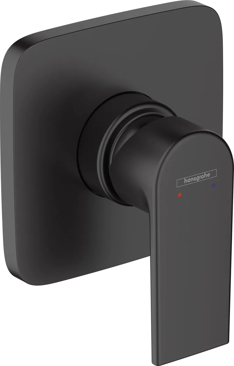 Смеситель для душа Hansgrohe Vernis Shape скрытого монтажа 117/117, черный матовый (71658670)