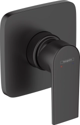 Змішувач для душа Hansgrohe Vernis Shape прихованого монтажу 117/117, чорний матовий (71658670)