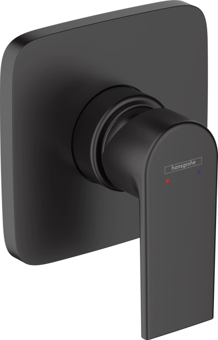 Смеситель для душа Hansgrohe Vernis Shape скрытого монтажа 117/117, черный матовый (71658670)