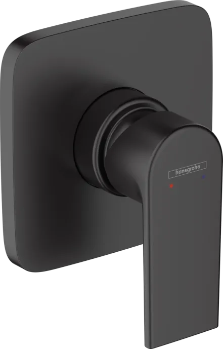 Смеситель для душа Hansgrohe Vernis Shape скрытого монтажа 117/117, черный матовый (71658670)