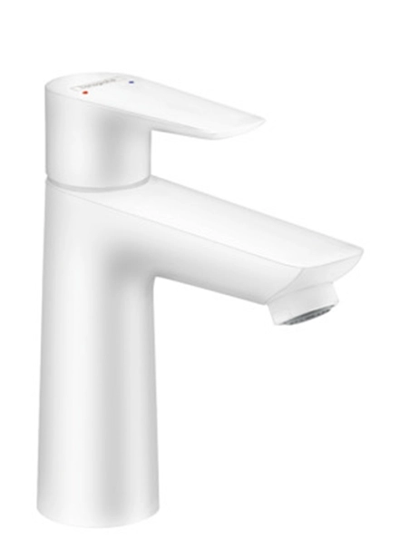 Смеситель для умывальника HansgroheTalis E, белый матовый