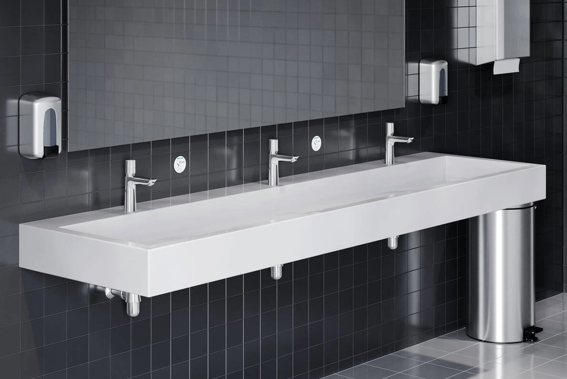 Змішувач для умивальника Hansgrohe TALIS E  з регулюванням часу Фото - 2