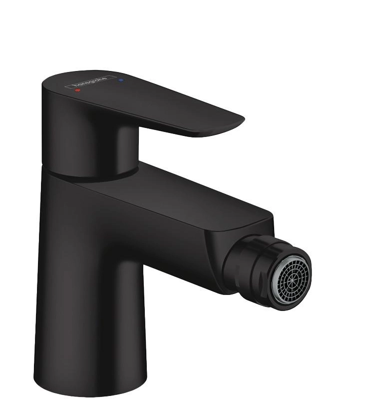 Змішувач для біде Hansgrohe Talis E з донним клапаном, чорний матовий (71720670)
