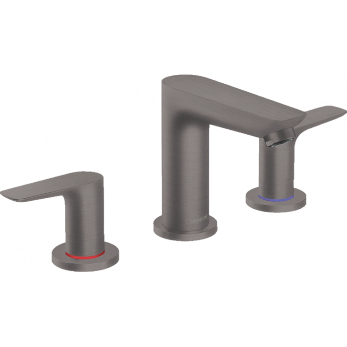 Змішувач для умивальника Hansgrohe Talis E на 3 отвори, чорний хром (71733340)