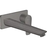 Смеситель для умывальника Hansgrohe Talis E 225 мм настенный, черный матовый хром (71734340)