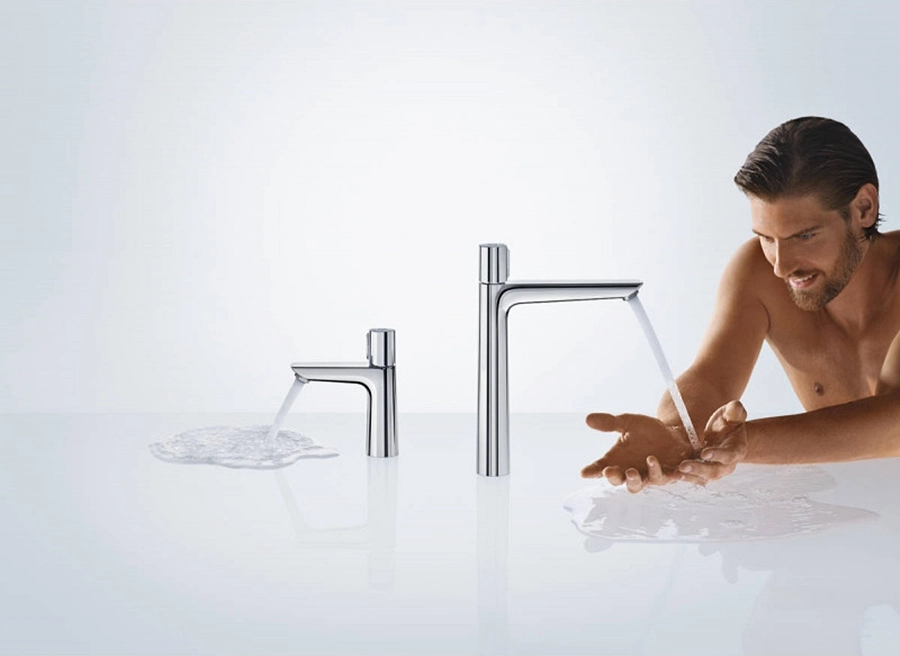 Змішувач для умивальника Hansgrohe Talis Select E, хром (71751000) Фото - 3