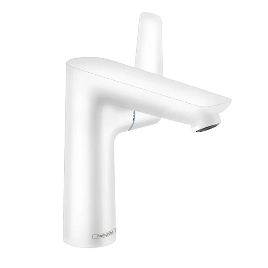 Змішувач для умивальника Hansgrohe Talis E 150 з донним клапаном, білий матовий (71754700)