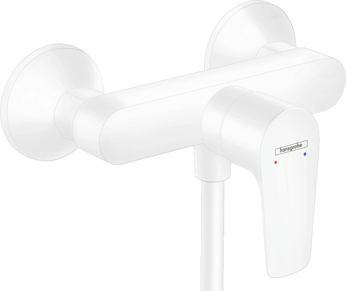 Змішувач для душа Hansgrohe Talis E, білий матовий (71760700)