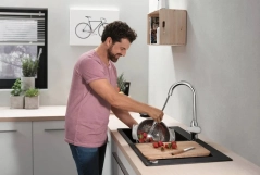 Змішувач для кухні Hansgrohe Focus M42 224мм, хром (71800000) Фото - 2
