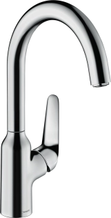 Змішувач для кухні Hansgrohe M421-H220, одноважiльний, хром